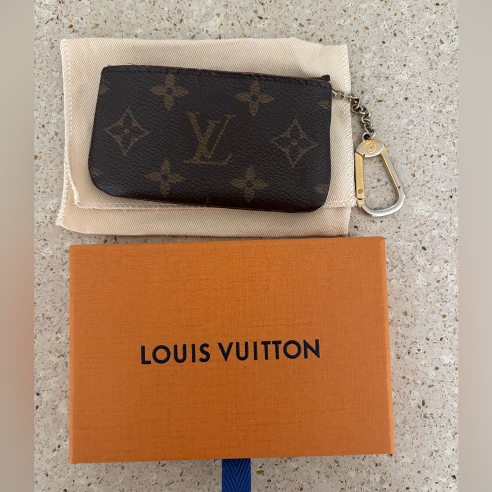 Louis Vuitton Brown Monogram Key & Card Holder